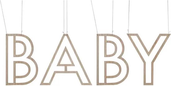 Botanical blush babyshower hangers