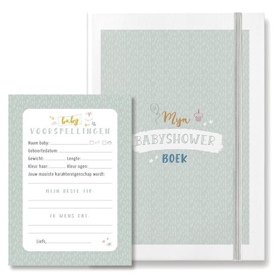 Maan Amsterdam Babyshowerboek - incl 30 invulkaarten