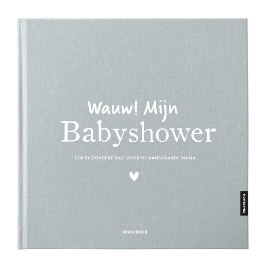 PINKPEACH - Babyshower Invulboek - Linnen Sky