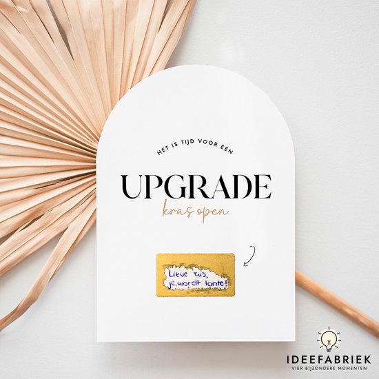 Zwangerschap aankondiging kraskaart