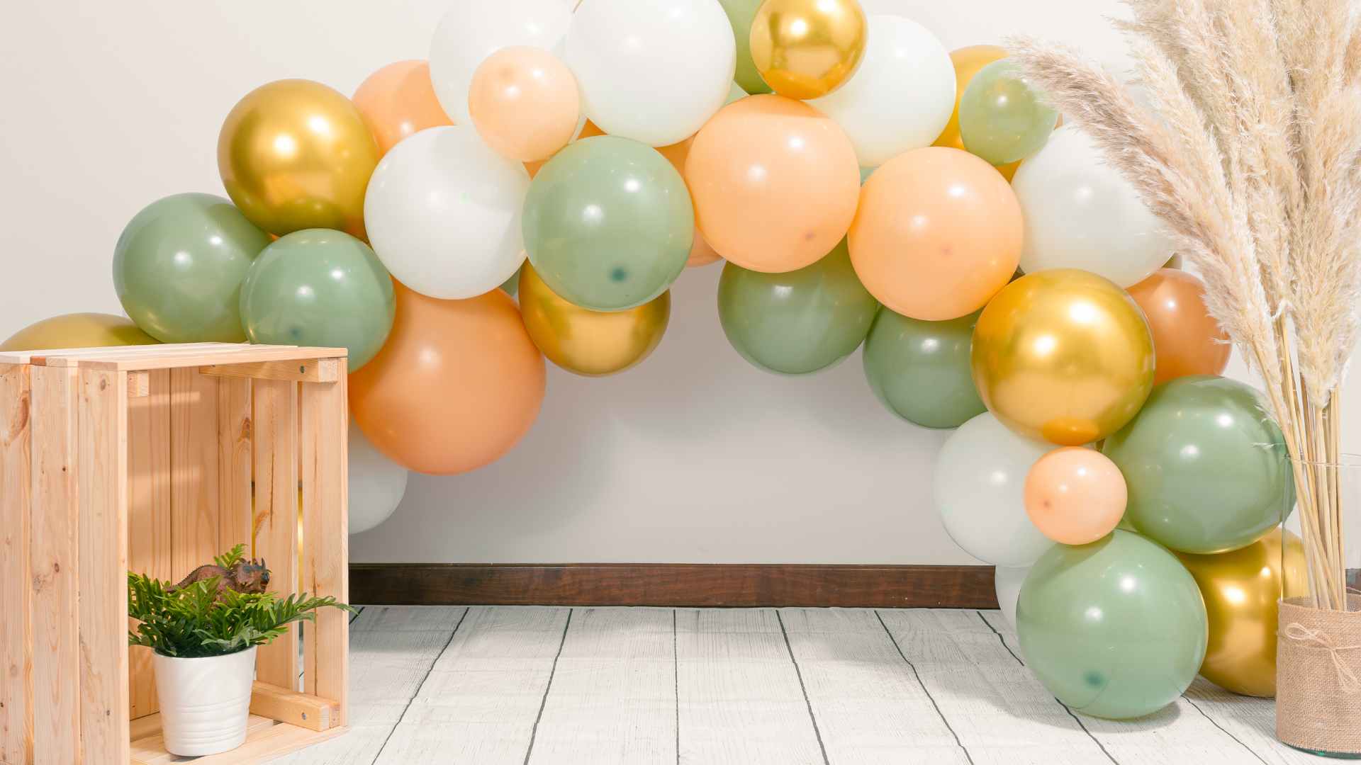 Eerste verjaardag ballonnen